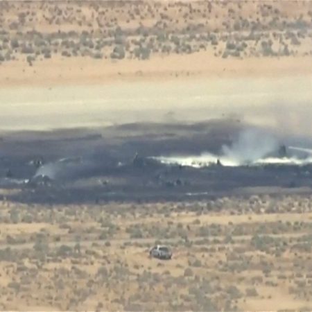 US Air Force B-52 crashes in California