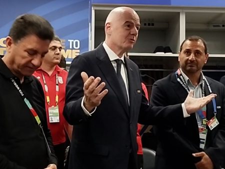 ‘I know what you’ve been through’: FIFA president visits Iran team