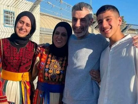 Freed Palestinian prisoner meets son conceived with smuggled sperm