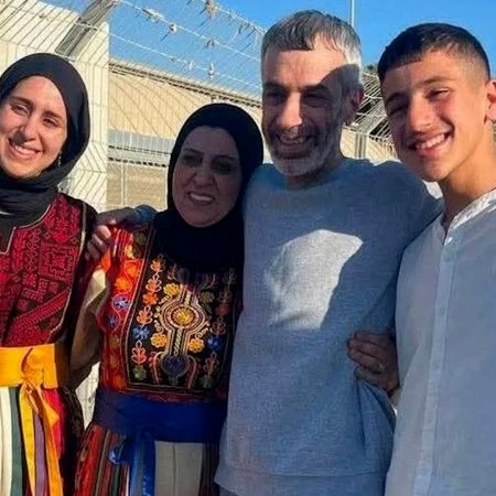 Freed Palestinian prisoner meets son conceived with smuggled sperm