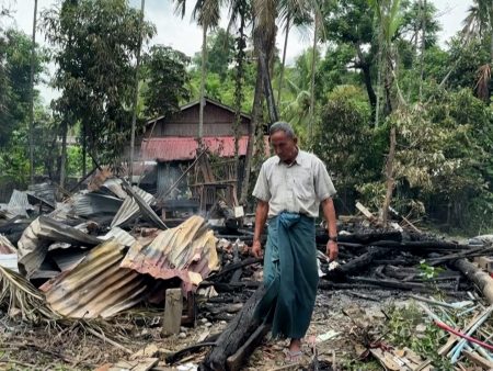 Myanmar military airstrike kills seven civilians in Rakhine state