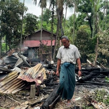 Myanmar military airstrike kills seven civilians in Rakhine state