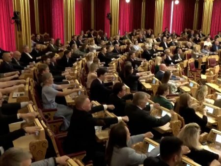 Norway MP’s join viral World Cup ‘Viking Row’ trend