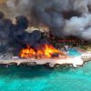 Inferno rips through Dominican Republic beach resort