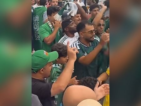 Fans flood Atlanta streets before Spain-Saudi Arabia match