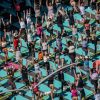 New York City welcomes the summer solstice with Times Square yoga