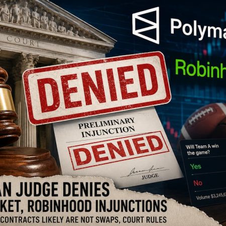 Michigan Judge Denies Polymarket and Robinhood Injunctions, Says Sports-Event Contracts Likely Are Not Swaps