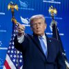 After progressive US primary wins, Trump takes aim at ‘godless communists’