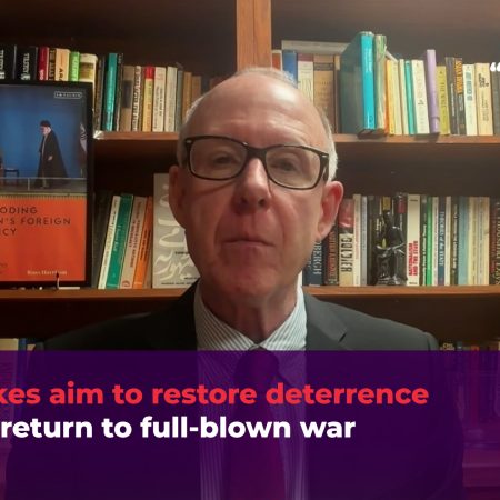 Iran’s attack on Israel aims to restore deterrence but avoid return to war